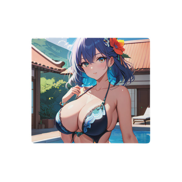 Ecchi Gaming Mousepad, Hot Anime Waifu Girl Large Desk Mat - Image 2