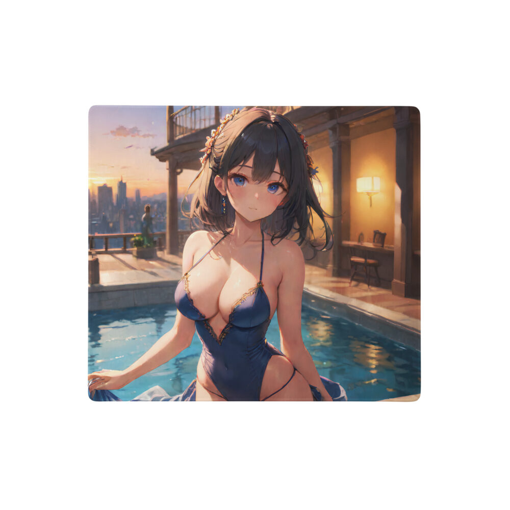 Anime Girl Gaming Mousepad, Shoujo Waifu XXL Desk Pad - Image 2