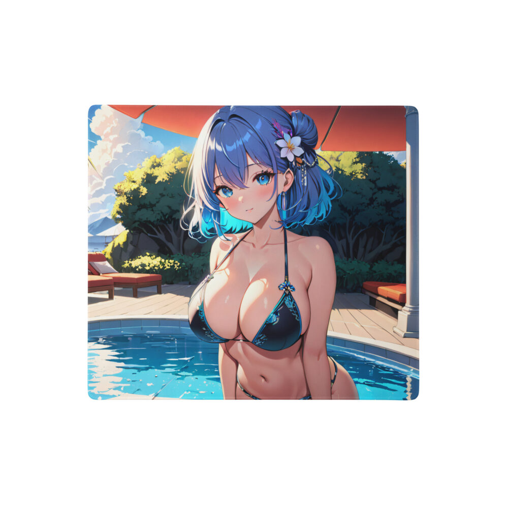 Gaming Mousepad with Anime Waifu, Hot Ecchi Girl XXL Mat - Image 2