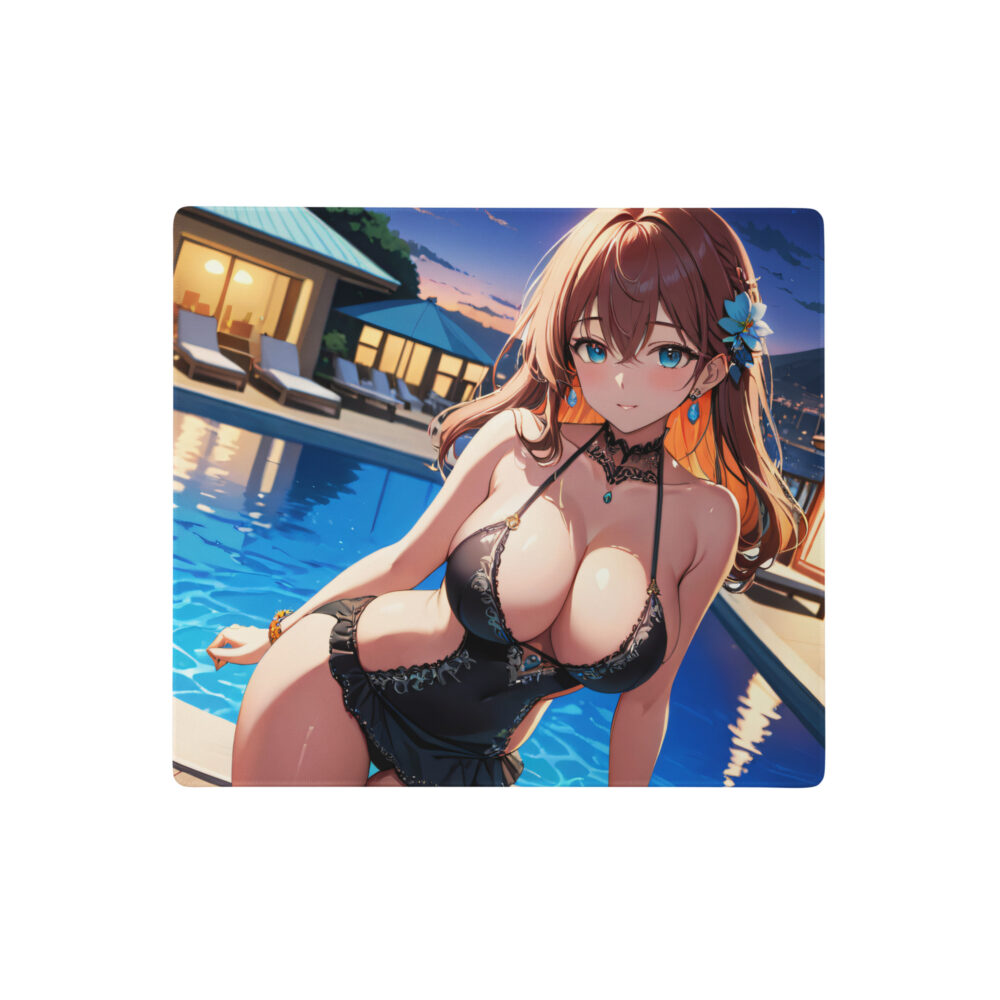 Aesthetic Anime Waifu Mousepad, Cute Gaming Desk Mat - Image 2