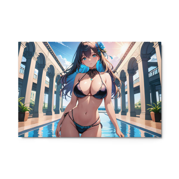 Ecchi Anime Metal Print, Hot Waifu Girl Wall Art for Otaku - Image 6