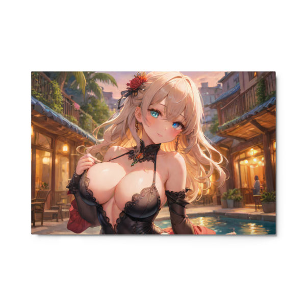 Anime Girl Metal Poster, Stylish Waifu Wall Print for Home - Image 6