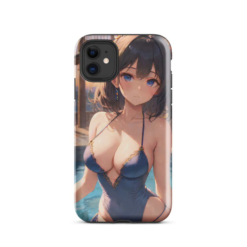 SenpaiShield Kawaii Anime Waifu Case, Soft Touch Slim Cover for iPhone