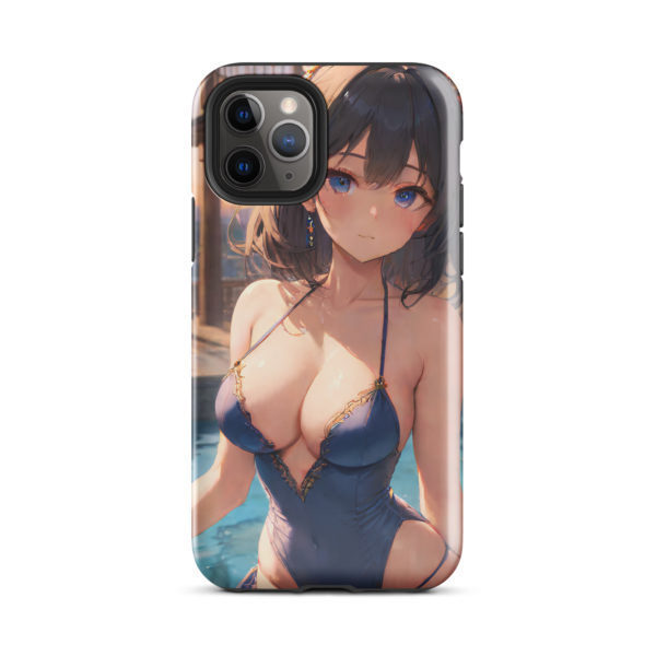 SenpaiShield Kawaii Anime Waifu Case, Soft Touch Slim Cover for iPhone - Image 2