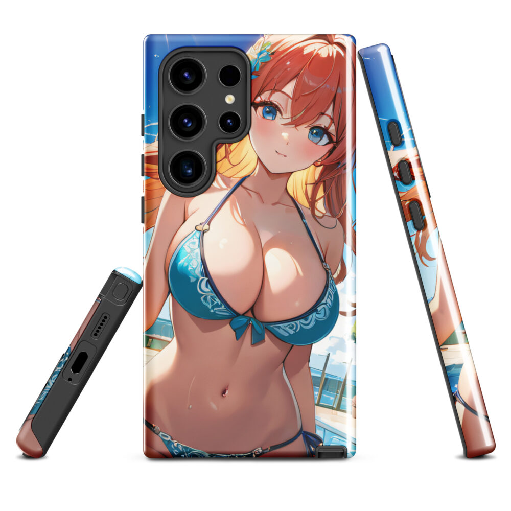 SenpaiShield Ecchi Anime Phone Case, Hot Waifu Girl Design for Samsung