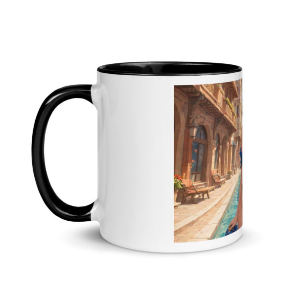 Hot Ahegao Face Mug, Sexy Waifu Coffee Cup with Colored Interior - Image 4