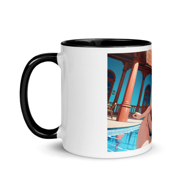 Ahegao Face Waifu Mug, Hot Anime Girl with Color Inside - Image 4