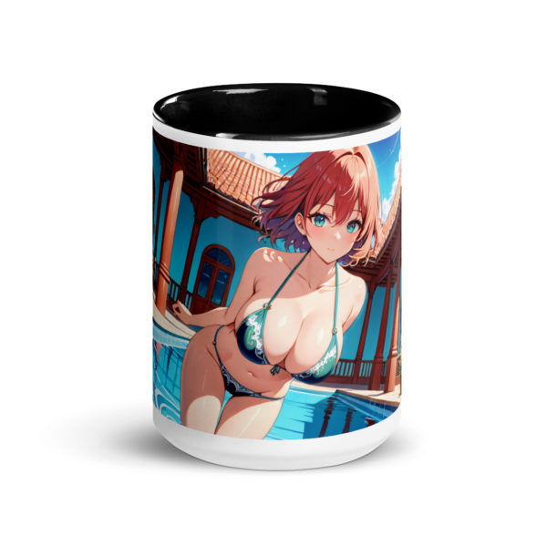 Ahegao Face Waifu Mug, Hot Anime Girl with Color Inside - Image 6