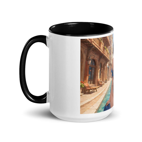 Hot Ahegao Face Mug, Sexy Waifu Coffee Cup with Colored Interior - Image 7