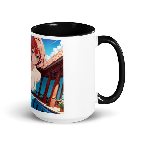 Ahegao Face Waifu Mug, Hot Anime Girl with Color Inside - Image 5