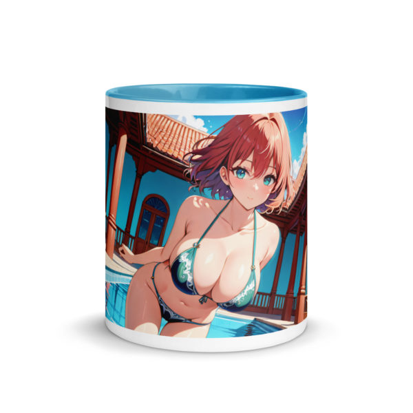 Ahegao Face Waifu Mug, Hot Anime Girl with Color Inside - Image 20