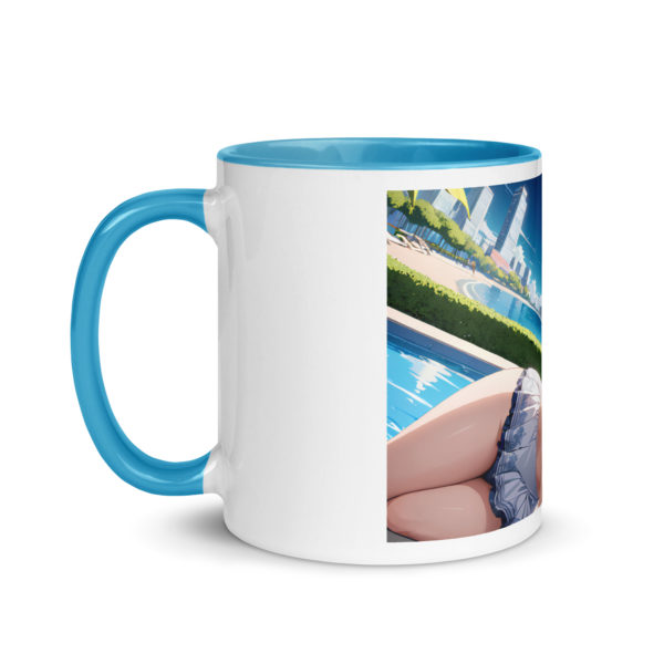 Hot Anime Waifu Mug, Ecchi Girl Coffee Cup with Colored Interior - Image 28