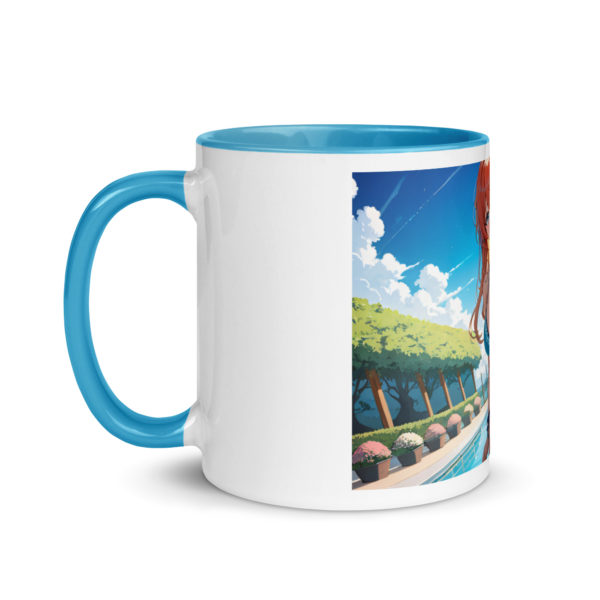 Large Anime Waifu Mug, Ahegao Face Coffee Cup with Colored Interior - Image 21