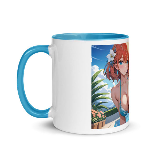 Cute Ahegao Girl Mug, Sexy Anime Waifu Ceramic Cup with Color Inside - Image 21