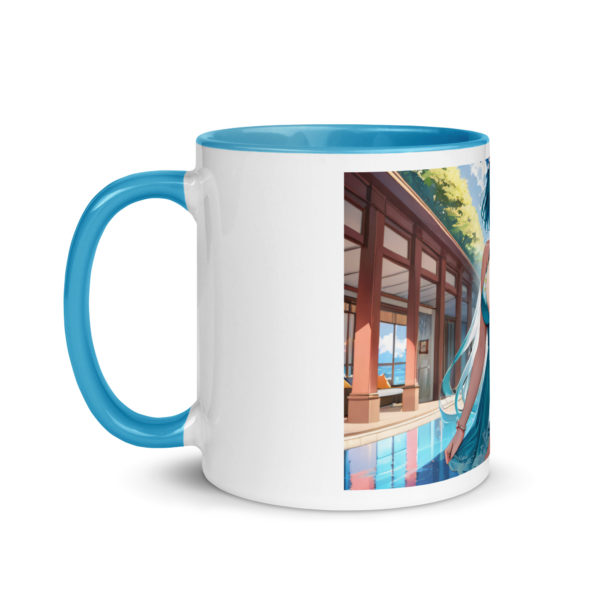 Hot Anime Waifu Mug, Kawaii Ecchi Girl with Vibrant Colored Interior - Image 21