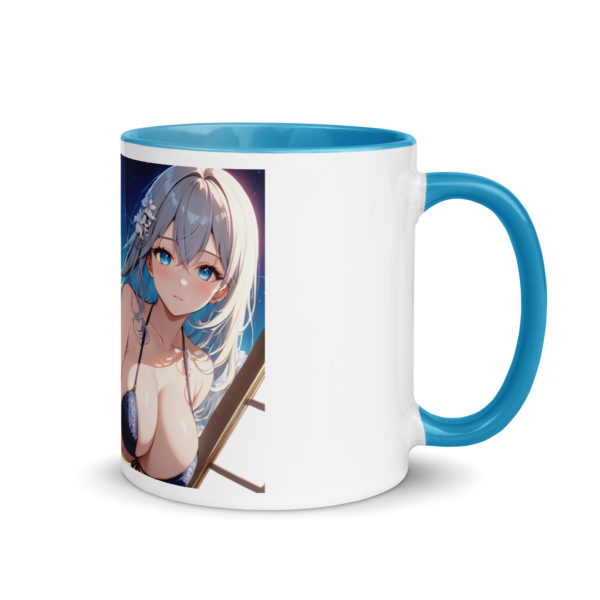 Hot Anime Waifu Mug, Ecchi Girl Coffee Cup with Colored Interior - Image 26