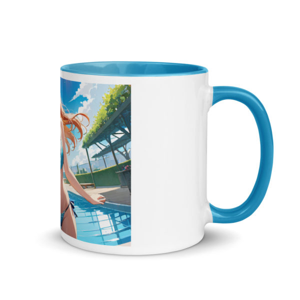 Large Anime Waifu Mug, Ahegao Face Coffee Cup with Colored Interior - Image 19