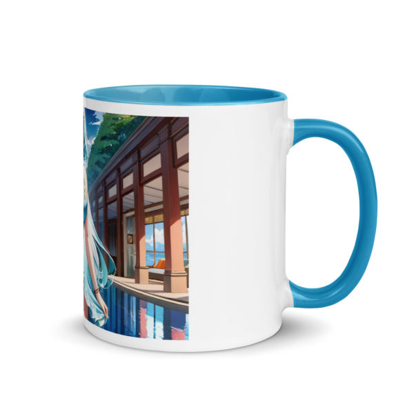 Hot Anime Waifu Mug, Kawaii Ecchi Girl with Vibrant Colored Interior - Image 20