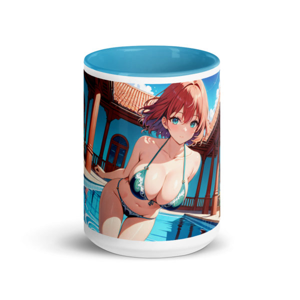 Ahegao Face Waifu Mug, Hot Anime Girl with Color Inside - Image 23