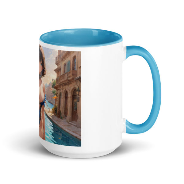 Hot Ahegao Face Mug, Sexy Waifu Coffee Cup with Colored Interior - Image 22