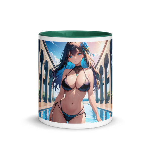 Kawaii Waifu Coffee Mug, Cute Anime Girl Design with Color Inside - Image 18