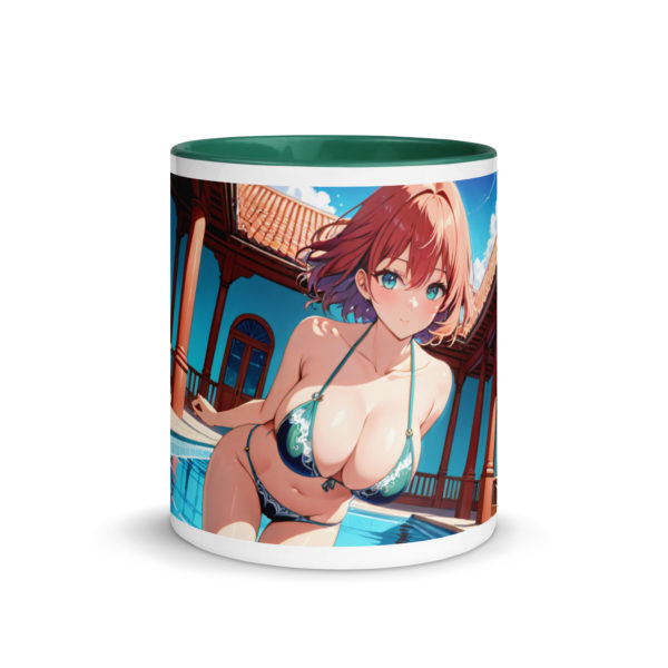 Ahegao Face Waifu Mug, Hot Anime Girl with Color Inside - Image 14