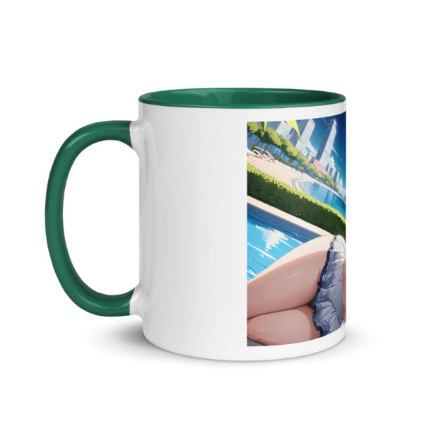 Hot Anime Waifu Mug, Ecchi Girl Coffee Cup with Colored Interior - Image 19