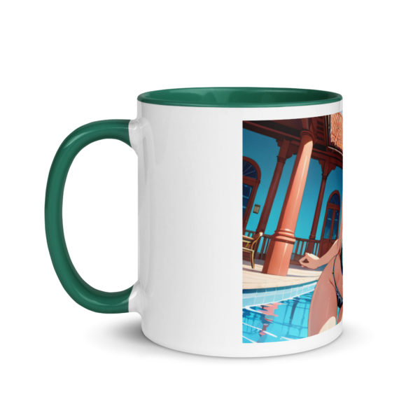 Ahegao Face Waifu Mug, Hot Anime Girl with Color Inside - Image 15