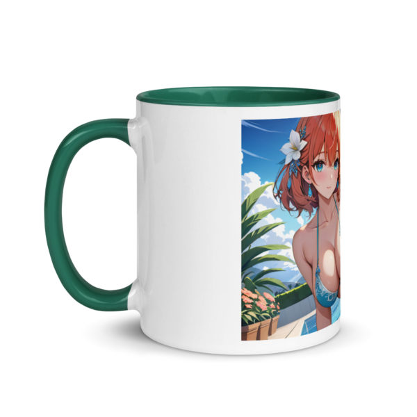 Cute Ahegao Girl Mug, Sexy Anime Waifu Ceramic Cup with Color Inside - Image 15