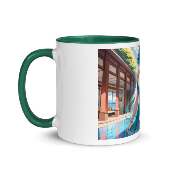 Hot Anime Waifu Mug, Kawaii Ecchi Girl with Vibrant Colored Interior - Image 15