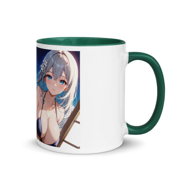 Hot Anime Waifu Mug, Ecchi Girl Coffee Cup with Colored Interior - Image 17