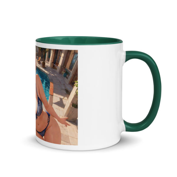 Ecchi Waifu Ceramic Mug, Hot Anime Girl with Color Inside - Image 13