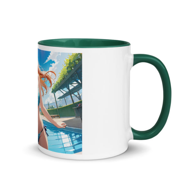 Large Anime Waifu Mug, Ahegao Face Coffee Cup with Colored Interior - Image 13