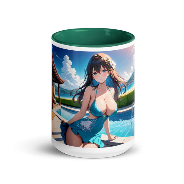 Anime Waifu Mug, Sexy Ahegao Girl with Colored Interior - Image 20