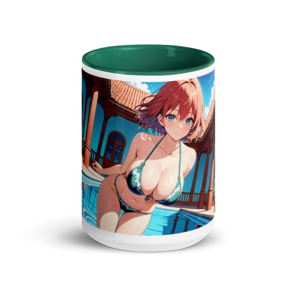 Ahegao Face Waifu Mug, Hot Anime Girl with Color Inside - Image 17