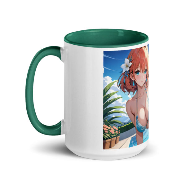 Cute Ahegao Girl Mug, Sexy Anime Waifu Ceramic Cup with Color Inside - Image 18