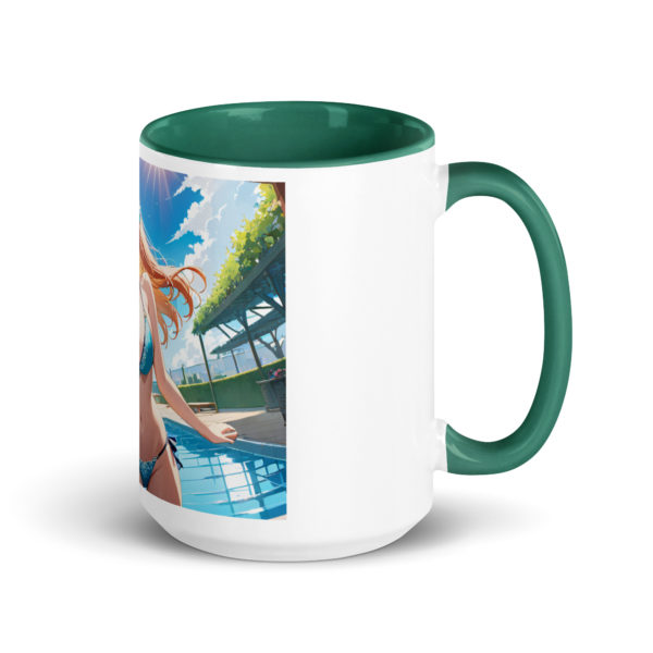 Large Anime Waifu Mug, Ahegao Face Coffee Cup with Colored Interior - Image 16