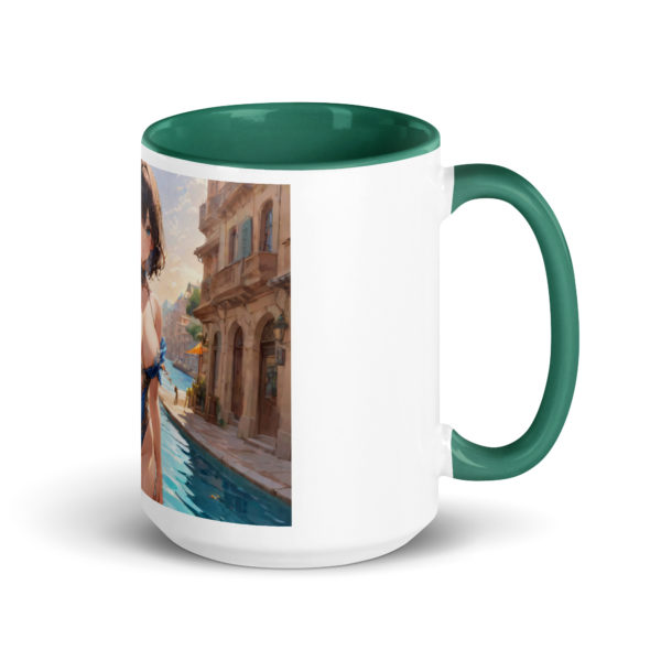 Hot Ahegao Face Mug, Sexy Waifu Coffee Cup with Colored Interior - Image 16