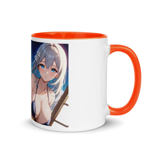 Hot Anime Waifu Mug, Ecchi Girl Coffee Cup with Colored Interior - Image 23