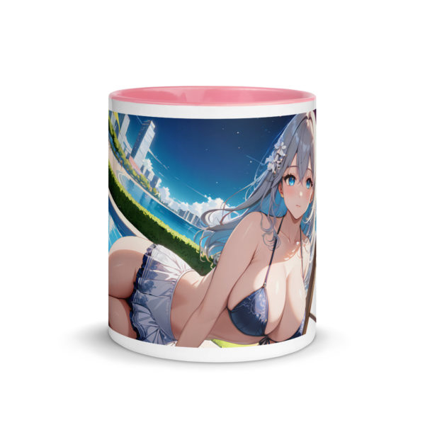 Hot Anime Waifu Mug, Ecchi Girl Coffee Cup with Colored Interior - Image 33