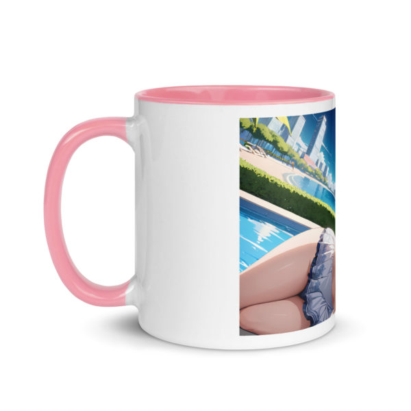 Hot Anime Waifu Mug, Ecchi Girl Coffee Cup with Colored Interior - Image 34