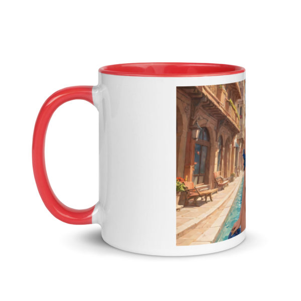 Hot Ahegao Face Mug, Sexy Waifu Coffee Cup with Colored Interior - Image 9