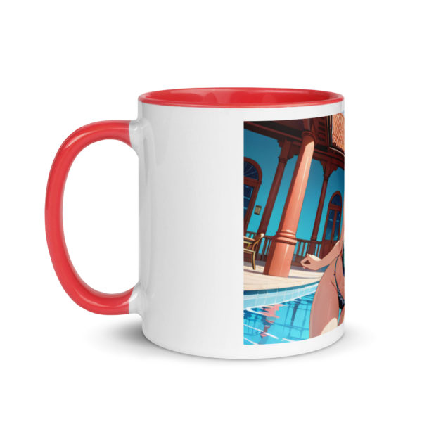 Ahegao Face Waifu Mug, Hot Anime Girl with Color Inside - Image 9