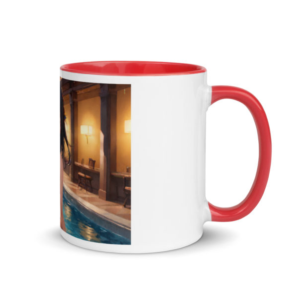 Anime Girl Waifu Mug, Stylish Colored Interior Otaku Coffee Cup - Image 7