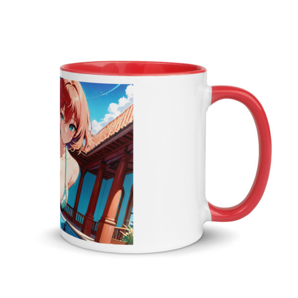 Ahegao Face Waifu Mug, Hot Anime Girl with Color Inside - Image 8