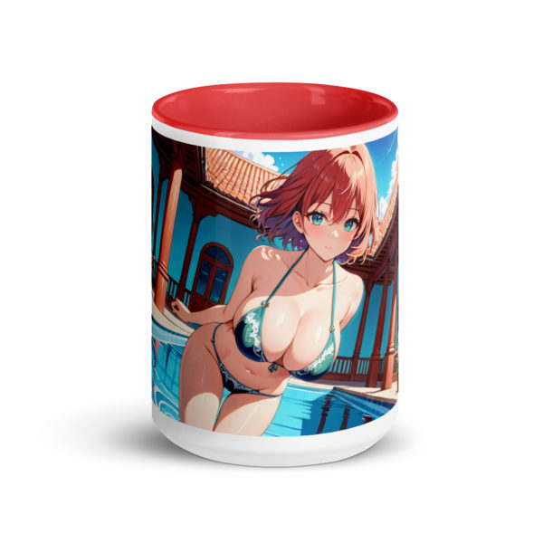 Ahegao Face Waifu Mug, Hot Anime Girl with Color Inside - Image 11