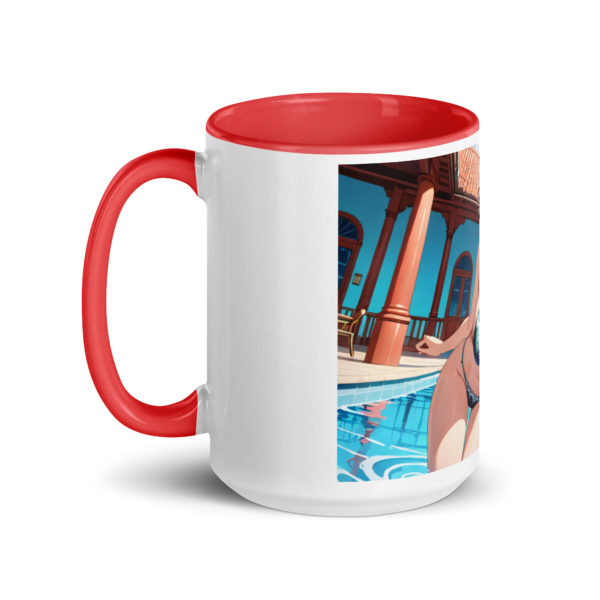 Ahegao Face Waifu Mug, Hot Anime Girl with Color Inside - Image 12