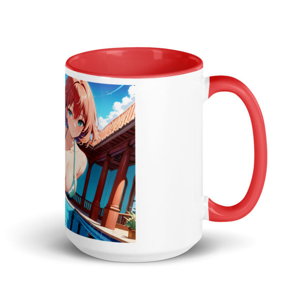 Ahegao Face Waifu Mug, Hot Anime Girl with Color Inside - Image 10