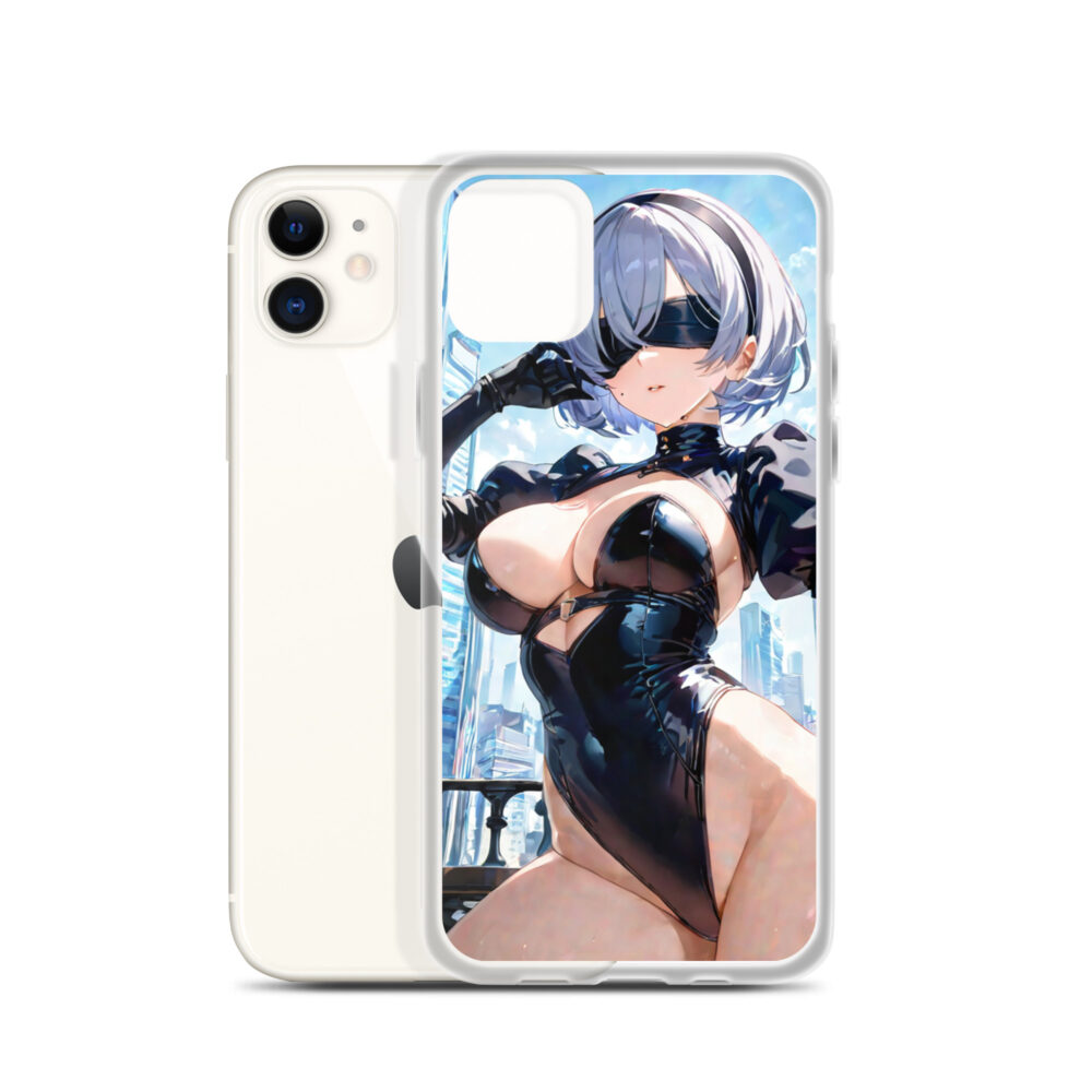 2B Waifu Nier | Clear Case for iPhone - Image 5