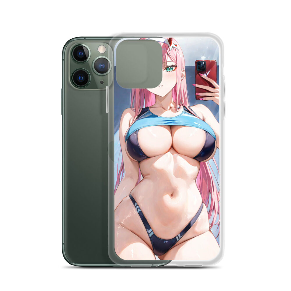 Zero Two Waifu Phone Guard | Clear Case for iPhone - Image 3